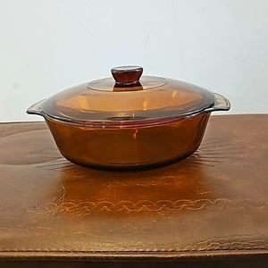 Anchor Hocking Amber 1.5qt Casserole Dish